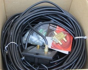 lot 88 image: Co-Ax cables, signal splitters