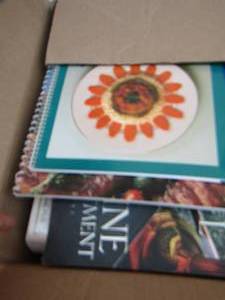 lot 99 image: lot of cookbooks