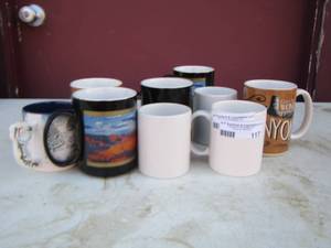 lot 117 image: coffee cups qty 9