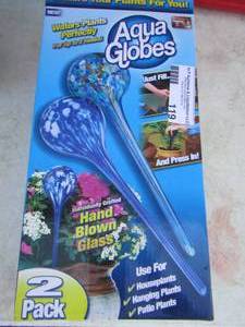 lot 119 image: Aqua globes qty 2 in box