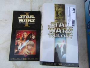 lot 120 image: STAR WARS Trilogy VHS movies