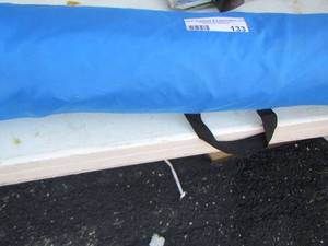 lot 133 image: kids tent with poles in blue bag