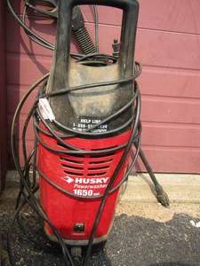 lot 21 image: Husky power washer 1650 psi