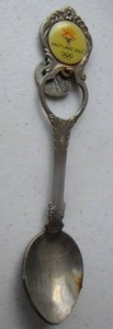 lot 35 image: SALT LAKE  2002 Olympic collector spoon