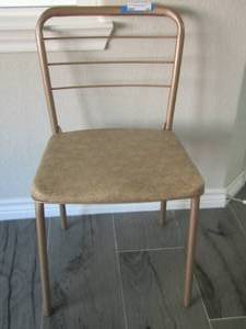 lot 46 image: metal kitchen chair