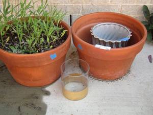 lot 190 image: planter pots qty 3