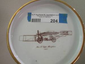 lot 204 image: Ben T Epps Monoplane 1907 dcor plate