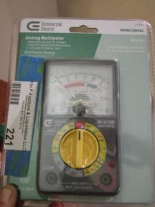 lot 221 image: Analog multimeter new
