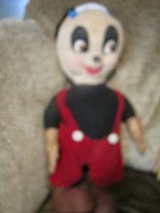 lot 236 image: VINTAGE Panda doll  19