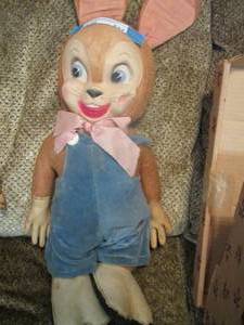 lot 237 image: VINTAGE Bunny  doll 21