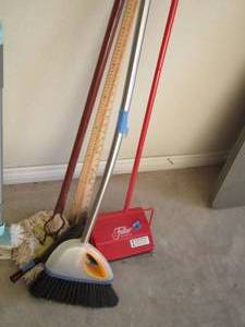 lot 246 image: broom fuller brush, scrubber , broom plus