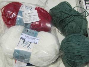 lot 65 image: lot of newused yarn