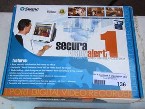 lot 136 image: swann secura vision alert video system
