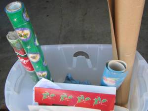 lot 188 image: wrapping paper and gift bags