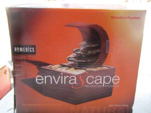 lot 196 image: Homedics Envira Scape water fall