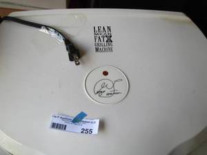 lot 255 image: lean mean grilling machine used but clean