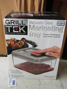 lot 265 image: vacuum seal marinating tray in original box