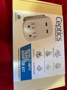 lot 34 image: World Traveler Plug Adapter