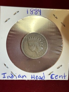 lot 103 image: 1889 Indian head cent