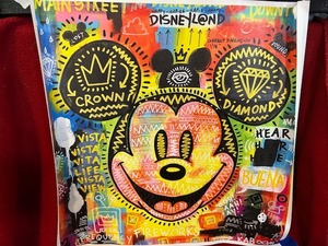 lot 117 image: Mickey Mouse, Disney printed canvas