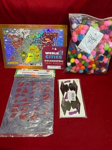 lot 124 image: School and craft lot
