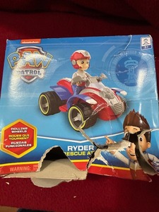 lot 137 image: Paw patrol ryder rescue ATV New inbox was returned because the box was damaged in shipping