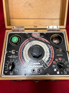 lot 151 image: Solar type CB 160 capacitor analyzer when plugged in it lights up
