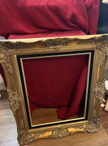 lot 158 image: Ornate gold, large frame