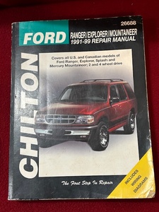 lot 179 image: Chilton Ford Ranger Explorer Mountaineer manual 26688