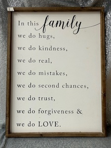lot 245 image: In this family wall decor
