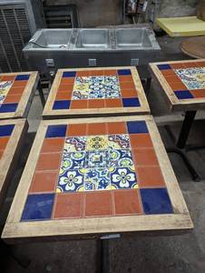 lot 88 image: 2PC Chilis Restaurant Tables (25.5)