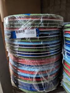 lot 47 image: Lot of Multi-colored Christmas Decorative Plates