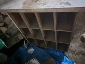lot 138 image: Hostess Booth w Storage Slots