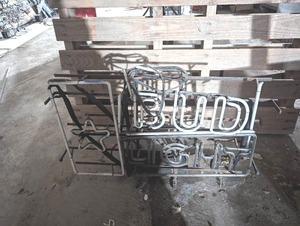 lot 188 image: Vintage Texas Flag Bud Light Beer Neon Light Sign
