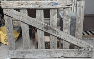 lot 186 image: Original Historic Stockyards Fence from Billy Bobs