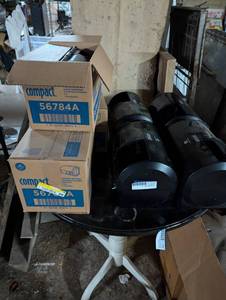 lot 268 image: Set of 7 (3 In Box) Commercial Georgia-Pacific Compact Coreless Toilet Paper Dispensers