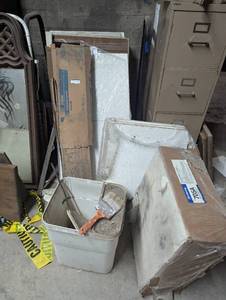 lot 364 image: Celing Tiles and Donn Suspension System Metal Frame