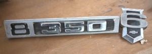 lot 408 image: 1969-1972 Chevy GMC 8 350 and 1962-1964 Chevrolet Nova Emblems