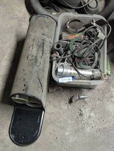 lot 366 image: Mixed Lot of Horse Shoes, Cables, High Performance Spray, Mailbox, and MORE...