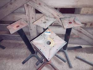 lot 218 image: 4 PC Table Stands
