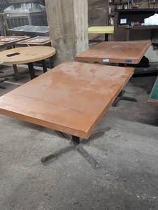lot 213 image: 2 PC Restaurant Tables (30x42) (Images Representative, but May Not Be Exact Item)