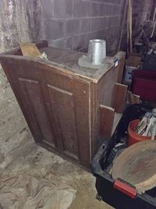 lot 10 image: Hostess Stand and Tub of Planter Saucer and MORE...