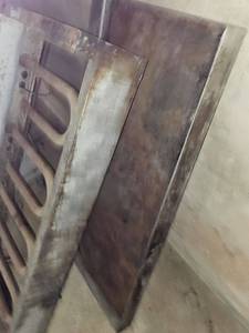 lot 110 image: Gas Mild Steel Finned Tubular Heater