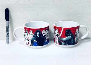 lot 10 image: Lot Of 2 - New Other Star Wars Darth Sidious & Darth Vader Mugs - In Condition As Shown