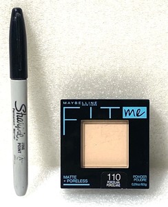 lot 22 image: New Maybelline New York Fit Me Matte  Poreless Face Powder Makeup, .29 Oz - As Shown