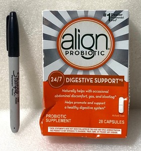 lot 31 image: New Other Align Probiotic 247 Digestive Support Supplement, 28 Capsules - As Shown - Retails $27