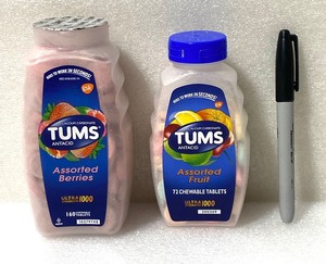lot 49 image: Lot Of 2 New - Tums Antacid Ultra Strength 1000, 232 Total Chewable Tablets - As Shown