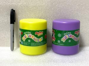 lot 92 image: Lot Of 2 - New Squishmallows Mystery Squad Capsule With 4 Toy, 1 Toy Each Capsule - As Shown