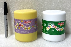 lot 96 image: Lot Of 2 - New Squishmallows Mystery Squad Capsule With 4 Toy, 1 Toy Each Capsule - As Shown