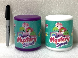 lot 98 image: Lot Of 2 - New Squishmallows Mystery Squad Capsule With 4 Toy, 1 Toy Each Capsule - As Shown
